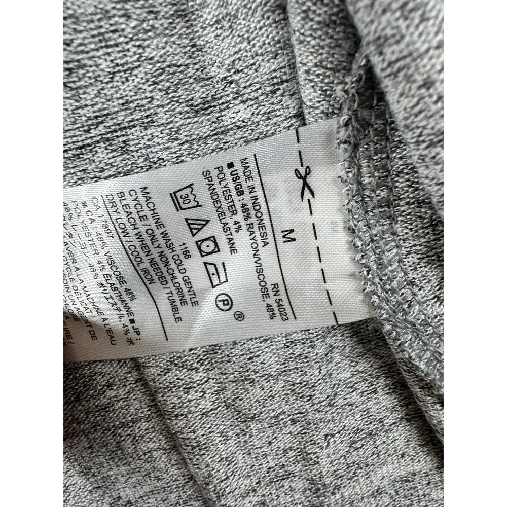 Banana Republic Womens Gray Duster Cardigan Long Sleeve Belted Medium Minimilist